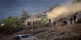 الاحتلال يهدم بيوتا جنوب نابلس