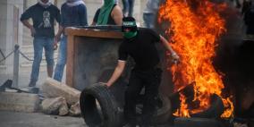 مواجهات اليوم السبت قرب مدخل البيرة الشمالي