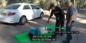 فيديو: قاتل الطفل أبو خضير يمثل الجريمة