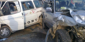 تسع إصابات اثر حادث سير شرق قلقيلية