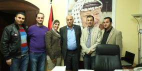 وفد من تجمع "شباب" يلتقي اللواء جبريل الرجوب