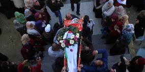 تششيع جثمان الشهيد نشأت جمال عصفور في بلدة سنجل قرب رام الله