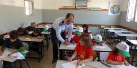 الشرطة تشارك في فعاليات متنوعة في مخيم (بكرا احلى) في طوباس