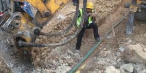 كهرباء القدس تنتهي من مشروع تأهيل خطوط شارع النهضة وسط محافظة رام الله والبيرة