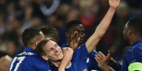 ليستر سيتي يزيح اشبيلية ويتأهل لربع نهائي الابطال