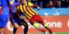 برشلونة يسقط في فخ التعادل امام ليفانتي والريال المستفيد الاكبر