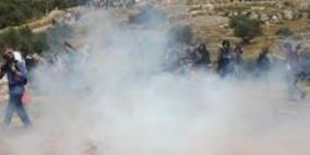 جنين: إصابة مواطنين خلال مواجهات مع الاحتلال في عنزة