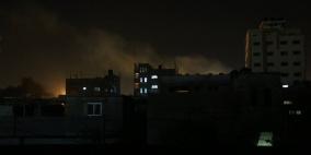 غارات اسرائيلية على قطاع غزة تطال ثلاثة مواقع للقسام