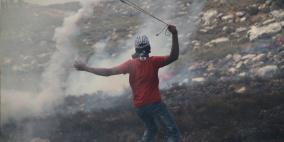 مواجهات في ديرجرير شمال رام الله هذا اليوم ... دفاعا عن الأراضي المصادرة وضد الاستيطان وعدوان الاحتلال ومستوطنيه.