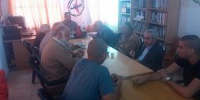 جبهة النضال الشعبي تلتقي جمعية المعلمين المتقاعدين بطولكرم