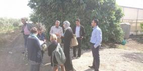 وفد بعثة تقصي الحقائق حول إستخدام المبيدات الحشرية والسامة يغادر فلسطين