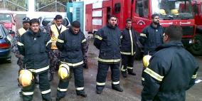 اشتعال النيران في حافلة لنقل الطلاب في جنين دون إصابات