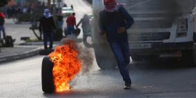 مواجهات على المدخل الشمالي لمدينة البيرة