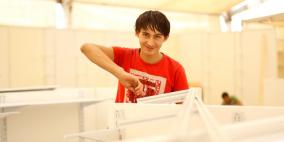 تحضيرات معرض فلسطين الدولي الثامن للكتاب