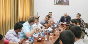 قلقيلية : لقاء مع طلاب مشروع معا نبني السلم الأهلي