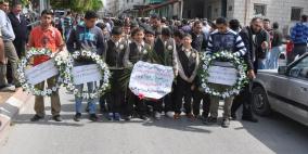 تشييع جثمان  الإعلامي المرحوم عبد الكريم عوده في طولكرم