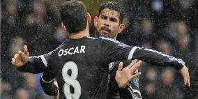 كوستا يتشاجر مع أوسكار خلال مران تشيلسي