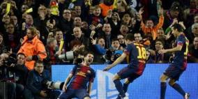 برشلونة يسحق ميلان برباعية ويتأهل