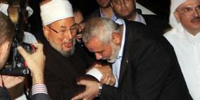 القرضاوي من المسجد العمري: لن نتخلى عن المقاومة وندعو للمصالحة الفلسطينية