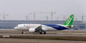 أول طائرة من صنع الصين تستعد للإقلاع