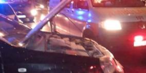 5 إصابات بحادث سير قرب رام الله