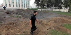 الاحتلال يقصف ملعب فلسطين