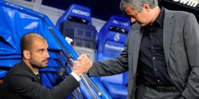 الصراع يتجدد بين مورينيو وجوارديولا في ديربي مانشستر