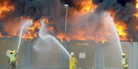 نشوب حريق في منطقة 'القصور الأموية' جنوب المسجد الاقصى