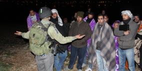 بالصور : جيش الاحتلال يقتحم فجر اليوم قرية باب الكرامة