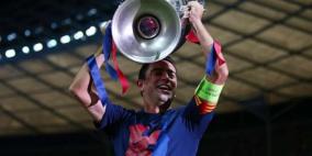 تشافي: من الصعب تقبل فكرة عدم اللعب للبارسا مجددًا