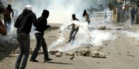 إصابات خلال مواجهات ببيت آمر ومفرق طارق في الخليل