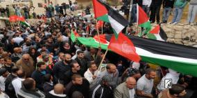 أهالي شعفاط يقيمون خيمة 'صمود الزيتون' في القدس