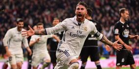 راموس أنقذ الريال من الهبوط للمركز الثالث