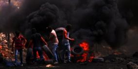 إصابات بالاختناق خلال مواجهات مع الاحتلال في بيت أمر