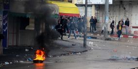 مواجهات الخليل اليوم بعد تشييع شهيد الأمس