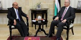 الحمد الله يستقبل رئيس مجلس القضاء الاعلى