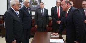 الشوا يؤدي اليمين القانونية أمام الرئيس محافظا لسلطة النقد