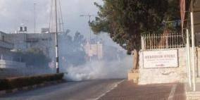 استشهاد مواطنة اختناقا بالغاز المسيل للدموع شمال بيت لحم