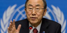 بان كي مون يؤكد أن الوضع في قطاع غزة لا يزال قابلا للاشتعال