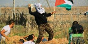 إصابة شابين برصاص الاحتلال في مواجهات بالقطاع