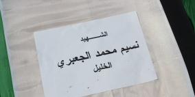 صور جديدة لاستقبال  جثامين الشهداء قبل قليل في رام الله,,,,,