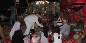 إفطار رمضاني في مقام النبي موسى