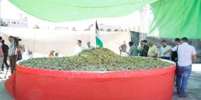 مهرجان أكبر سدر مفتول فلسطيني (5 متر)، وعرض أكبر صينية قش (5 متر) في رام الله