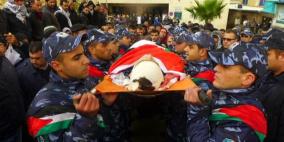 الشرطة تشيع جثمان الشهيد الرقيب اول ناصر عثمان بريوش