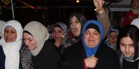 تشييع جثمان الشهيدة مرام حسونة في مدينة نابلس