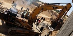 الاحتلال يهدم منشآت زراعية بالقرب من نعلين