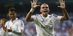 ريال مدريد يفتقد خدمات بيبي لإسبوعين بسبب الاصابة