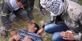 إصابة مواطن برأسه و13 آخرين في مظاهرة بجباليا