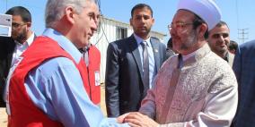 صور: وزير الأوقاف التركي ووفد مكون من 22 شخص يصل غزة