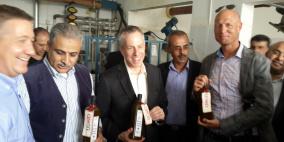 الكوني والقنصل الأميركي يشاركان المزارعين قطف ثمار الزيتون بنابلس